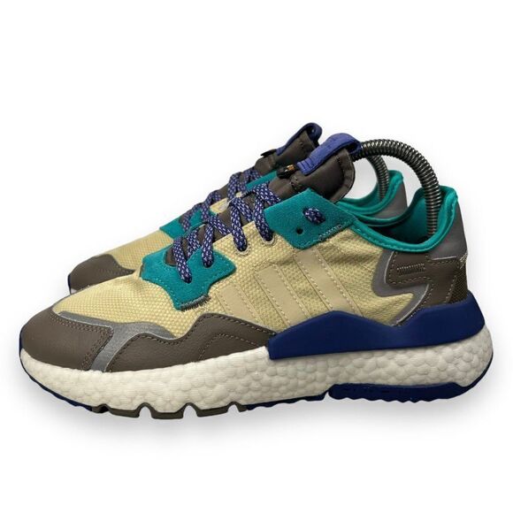 Adidas Nite Jogger J Boost "Desert Sand" EE6493 Youth 6.5 Women's 7.5 - Picture 2 of 13